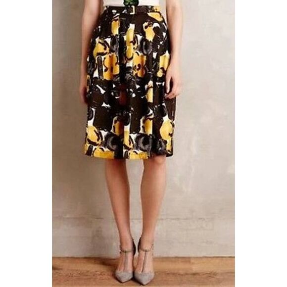 ANTHROPOLOGIE Peony 2 Briar Skirt midi - Picture 1 of 7